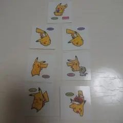 ポケモンパンシール ピカチュウ 7枚セット
