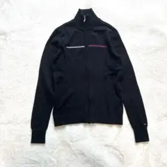 TOMMY HILFIGER トミーヒルフィガー フルジップ コットンニット春S