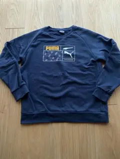 PUMA プーマ トレーナー ネイビー　150のサムネイル