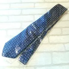 ネクタイ ネイビー シンプル ポリエステル