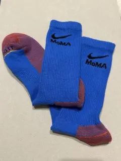 【未使用・開封品】MoMA ナイキ ソックス ブルー M 23－25cm