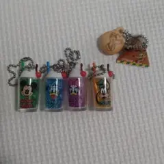 ディズニーキャラクター　レトログラス　ミニチュアチャーム