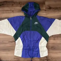 Nike ナイロンジャケット 緑/紫/白
