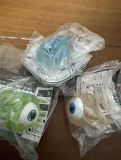 ピクサーキャラクター ファッションリング ロイヤルクリア セット ガチャ