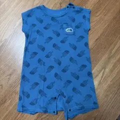 THE NORTH FACE ロンパース 80 青