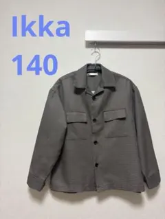 ikka 長袖シャツ チェック柄 140cm