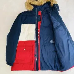 200【極美品】Tommy Hilfigerトリコロール ダウンジャケットXLのサムネイル