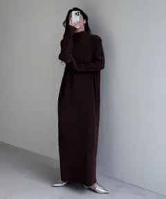 【Wee9s】デイリーデイリースーパーストレッチプリーツワンピース　size02