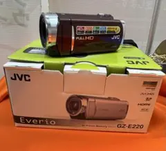 【通電OK】JVC Everio GZ-E220 ビデオカメラ 本体のサムネイル