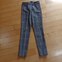 ZARA チェック柄パンツ スキニー