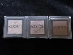 ADDICTION アイシャドウ 3点セット
