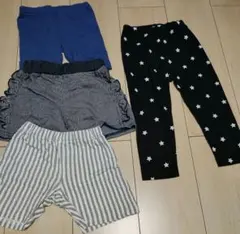 女の子　90cm　ショートパンツ　ズボン　まとめ売り　セット