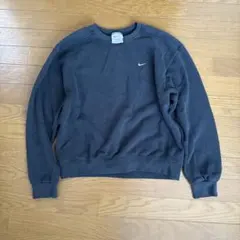 90's Nike 白タグ ダークグレー クルーネックスウェット M