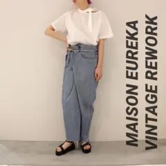 MAISON EUREKA VINTAGE REWORK ラップデニム 017