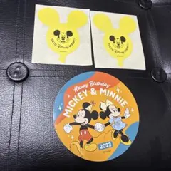 東京ディズニーリゾート ステッカーセット　3枚