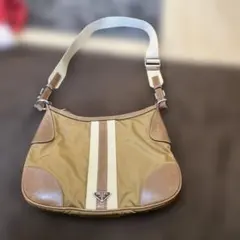 PRADA ベージュ ショルダーバッグ