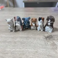 【Kaori様専用】動物フィギュア 6体セット　動物合掌シリーズ