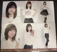 乃木坂46 五百城茉央 14thBDライブT 白シャツ×スキニーデニム
