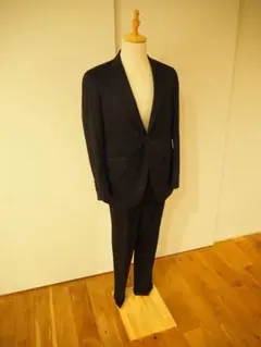 【未使用に近い】定価8万円azabu tailor 175cm ネイビースーツ