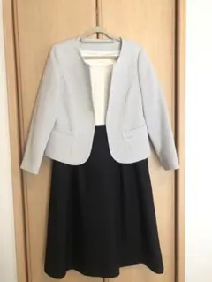 セレモニー3点セット ジャケット・半袖ワンピース・黒スカート