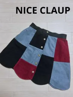 NICECLAUP キッズ スカート パッチワーク