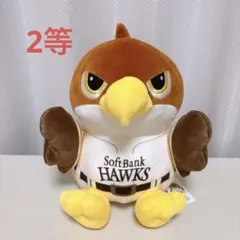 ソフトバンクホークス 鷹ぬいぐるみ 中サイズ ファイト九州 タカぬい 2