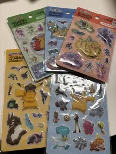 ポケモン シール　韓国ダイソー　５枚セット