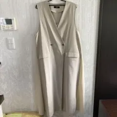 オズモーシス　ロングジレ　ベージュ　Mのサムネイル