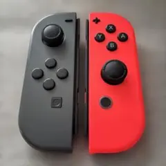 【美品純正完動品】任天堂 Joy-Con コントローラー赤と黒①