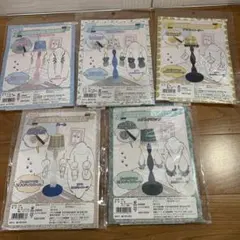 新品 ピアススタンド＆ピアスキット 5個セット ハンドメイド