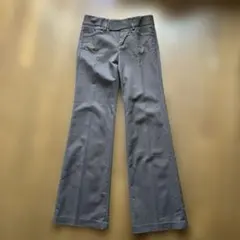 UNIQLO 茶系オフィスパンツ