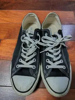 Converse ブラック ローカット スニーカー