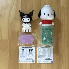 【新品】　サンリオ　2点セット　ハッピーセット　ポチャッコ　おしぼりケース
