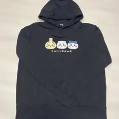 ちいかわパーカー　大きいサイズ　3Lサイズ ブラック