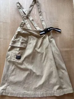 Lovetoxic ベージュ ジャンパースカート Mサイズ