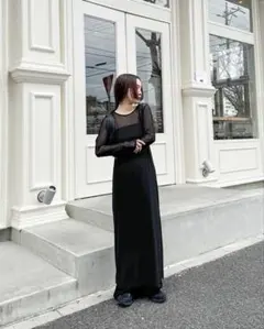 select moca シアー　ロングワンピース　レイヤードのサムネイル