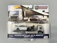 ホットウィール チームトランスポート 日産スカイライン GT-R BNR34