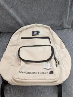 SCANDINAVIAN FOREST フラップポケットリュック アイボリーのサムネイル