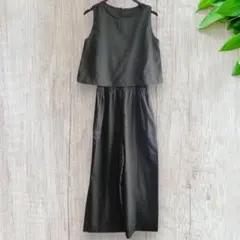 Sonny Label セットアップ風 オールインワン F カーキ 麻混 532のサムネイル