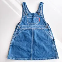 ミキハウス デニムジャンパースカート 110