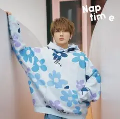Naptime. ロゴ入り ホワイト 半袖パーカー - メルカリ