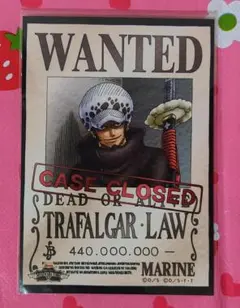 ワンピース 麦わらストア 特典 手配書 ブロマイド トラファルガー・ロー