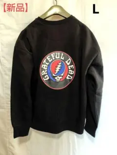 最終値【新品】Grateful Dead ／プリント／トレーナー／ブラック／L