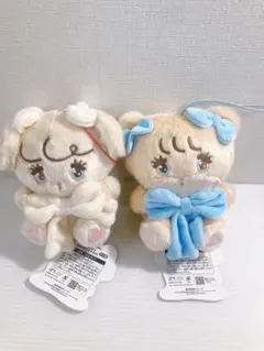 な*ん様 mikko 抱きしめおリボン　マスコット　ラテ ナッツ 2個セット