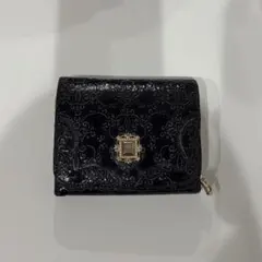 ANNA SUI アナスイ　ルーミー 二つ折り財布　ネイビー