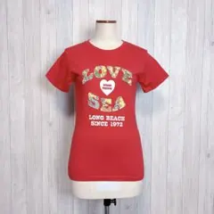 【OCEANPACIFIC】半袖Tシャツ カットソー パッチワーク風 サーフ 海のサムネイル