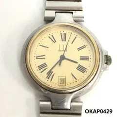 ダンヒル クォーツ アナログ 腕時計 シルバー - メルカリ