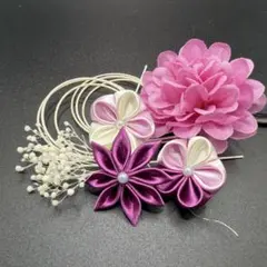 つまみ細工　髪飾り　成人式　七五三　着物　袴　浴衣　振袖　卒業式　結婚式