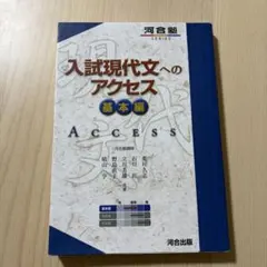 入試現代文へのアクセス 基本編　国語　現代文