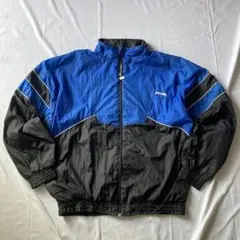 00s SPALDING ナイロンジャケット グランジ Y2K 刺繍 古着